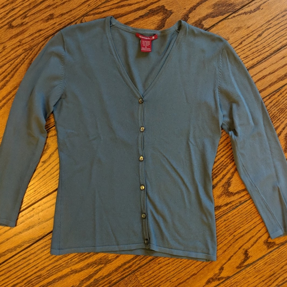 3/4 Sleeve Cardigan Top, size M (fits like S)